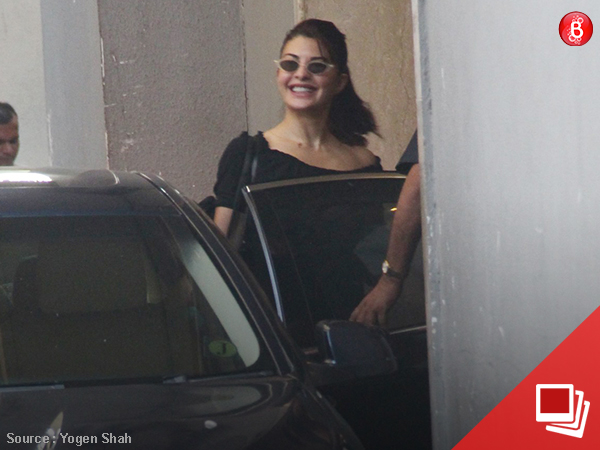 Jacqueline Fernandez at Ramesh Taurani's office