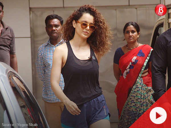 Kangana Ranaut's new spotted video