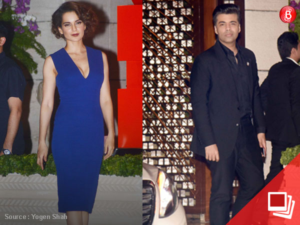 Kangana Ranaut Karan Johar Ambani party