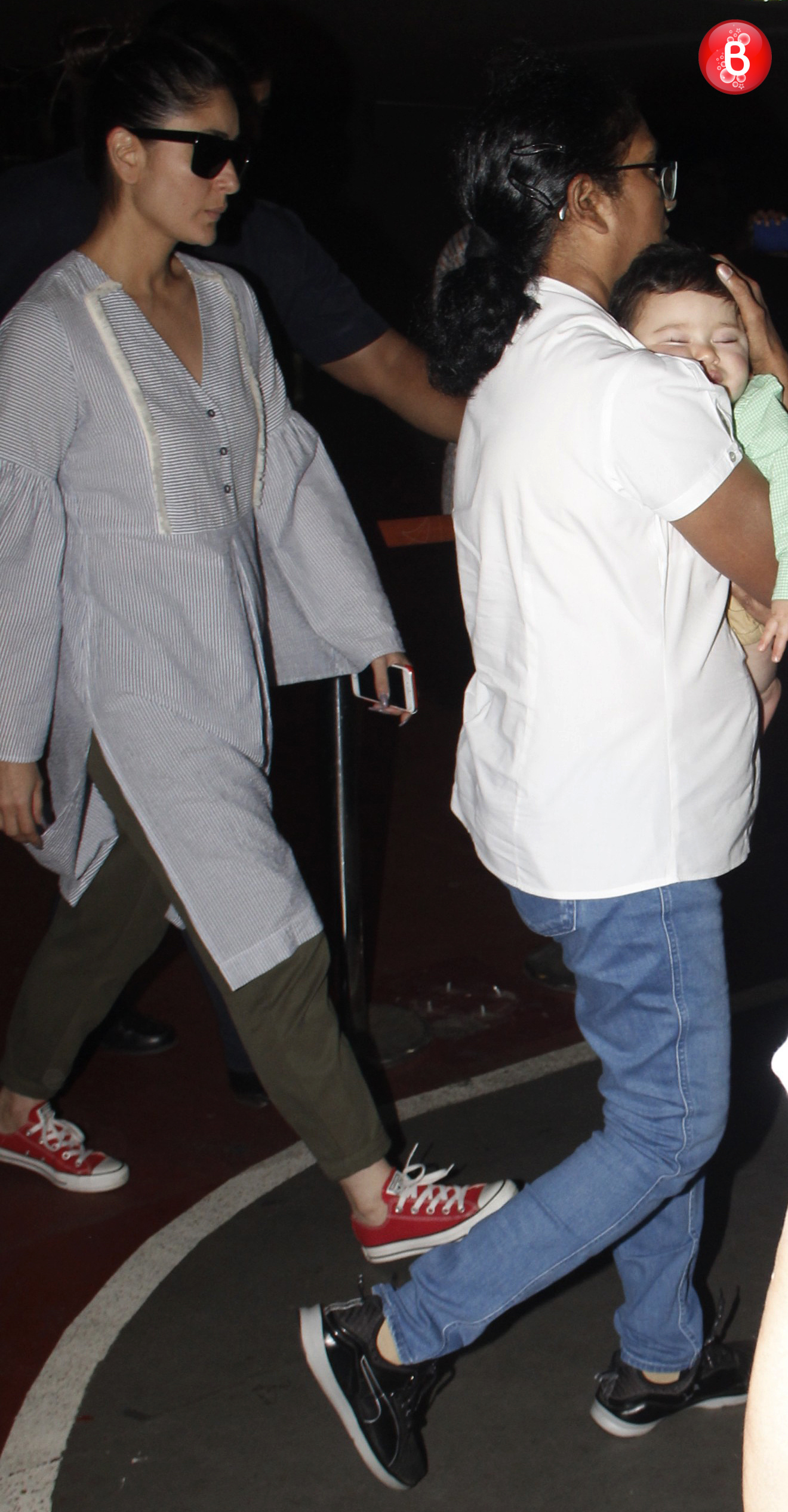 Baby Taimur with nanny