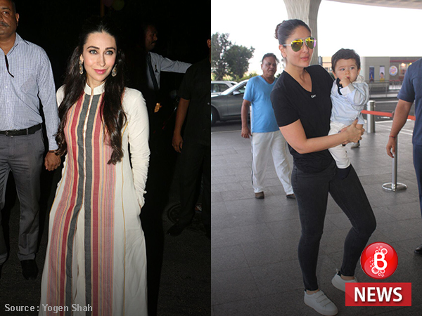 Karisma, Kareena and Taimur