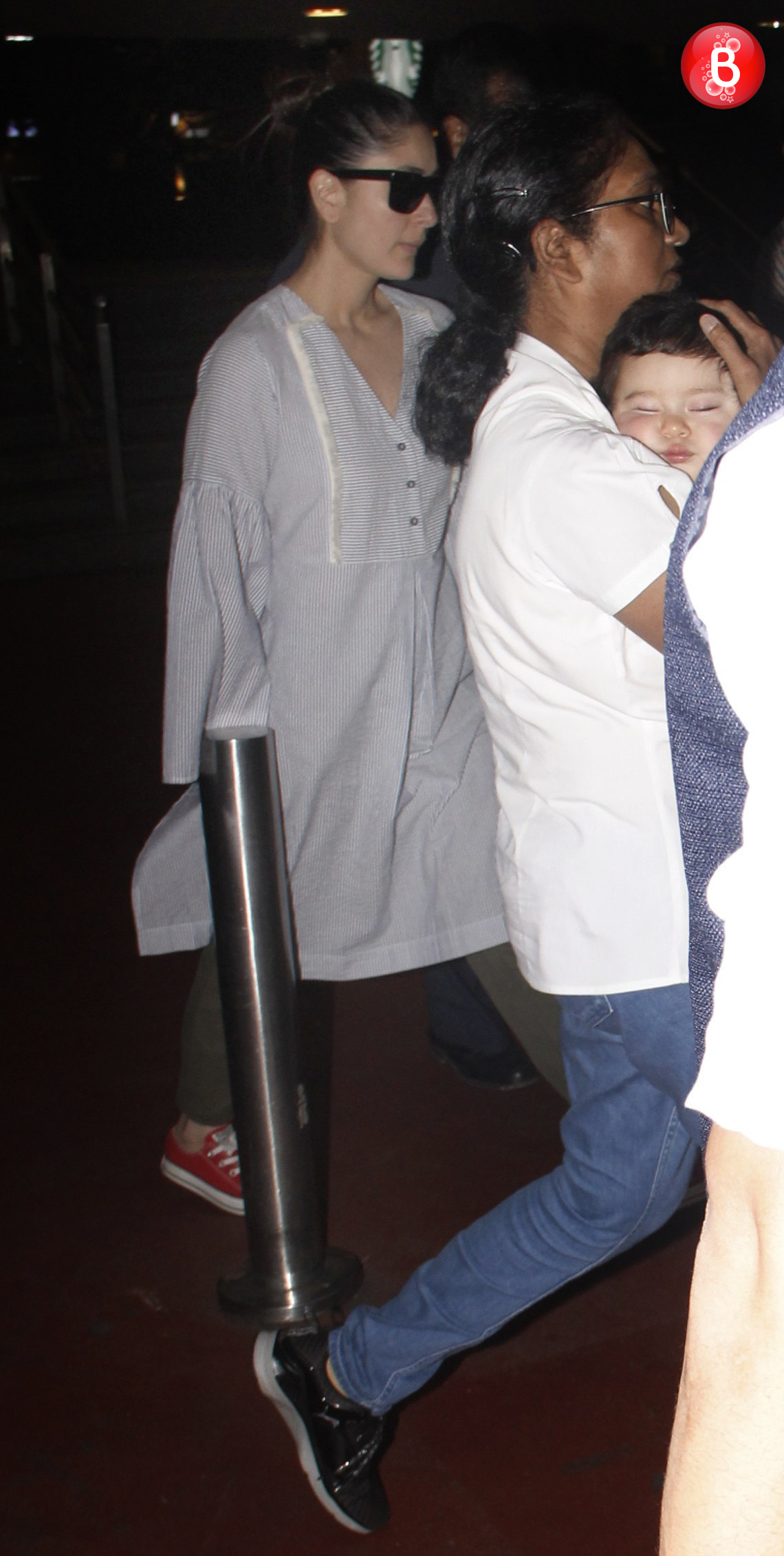 Baby Taimur with nanny