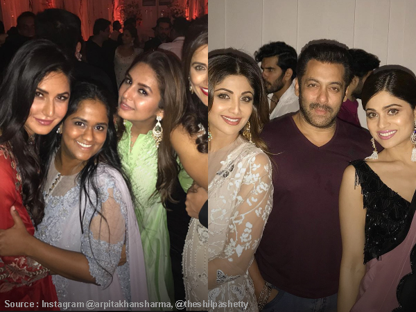 Salman Khan, Arpita Khan and others