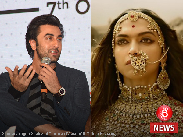 Ranbir Kapoor on Deepika Padukone and 'Padmavati' movie