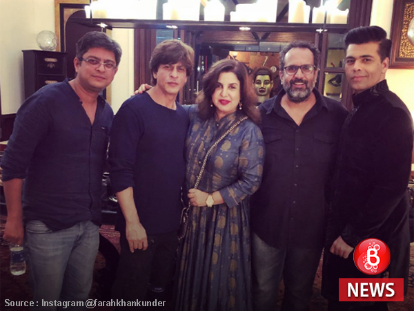Shah Rukh Khan, Farah Khan, Aanand L Rai, Karan Johar