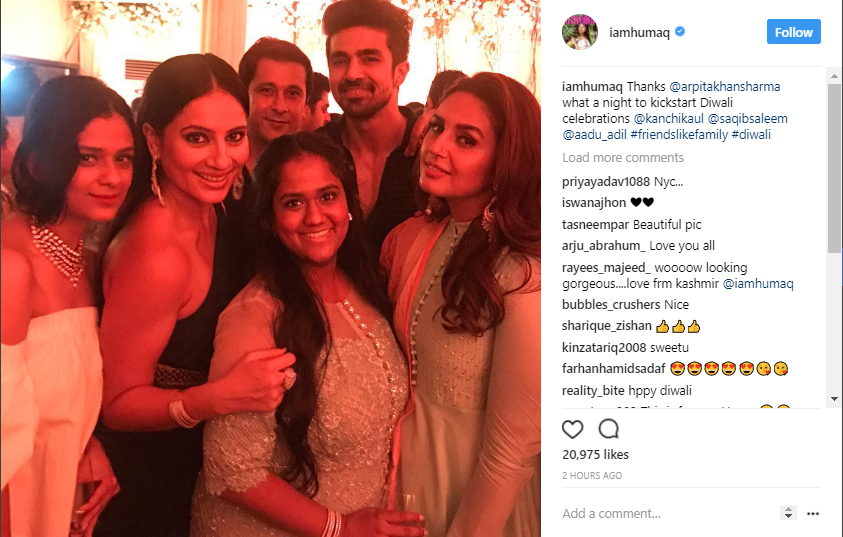 Arpita Khan, Huma Qureshi, Saqib Saleem and others