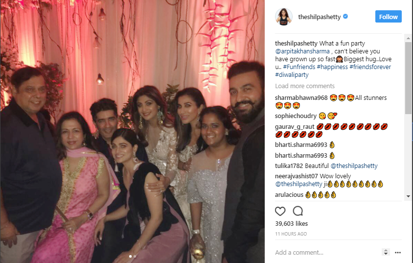 A happy Bollywood family