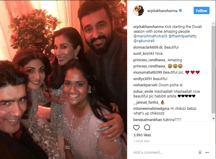 Shilpa Shetty, Arpita Khan, Sophie Choudhary and others