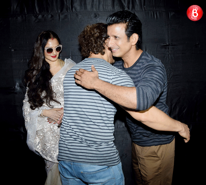 Celebs at secret superstar screening