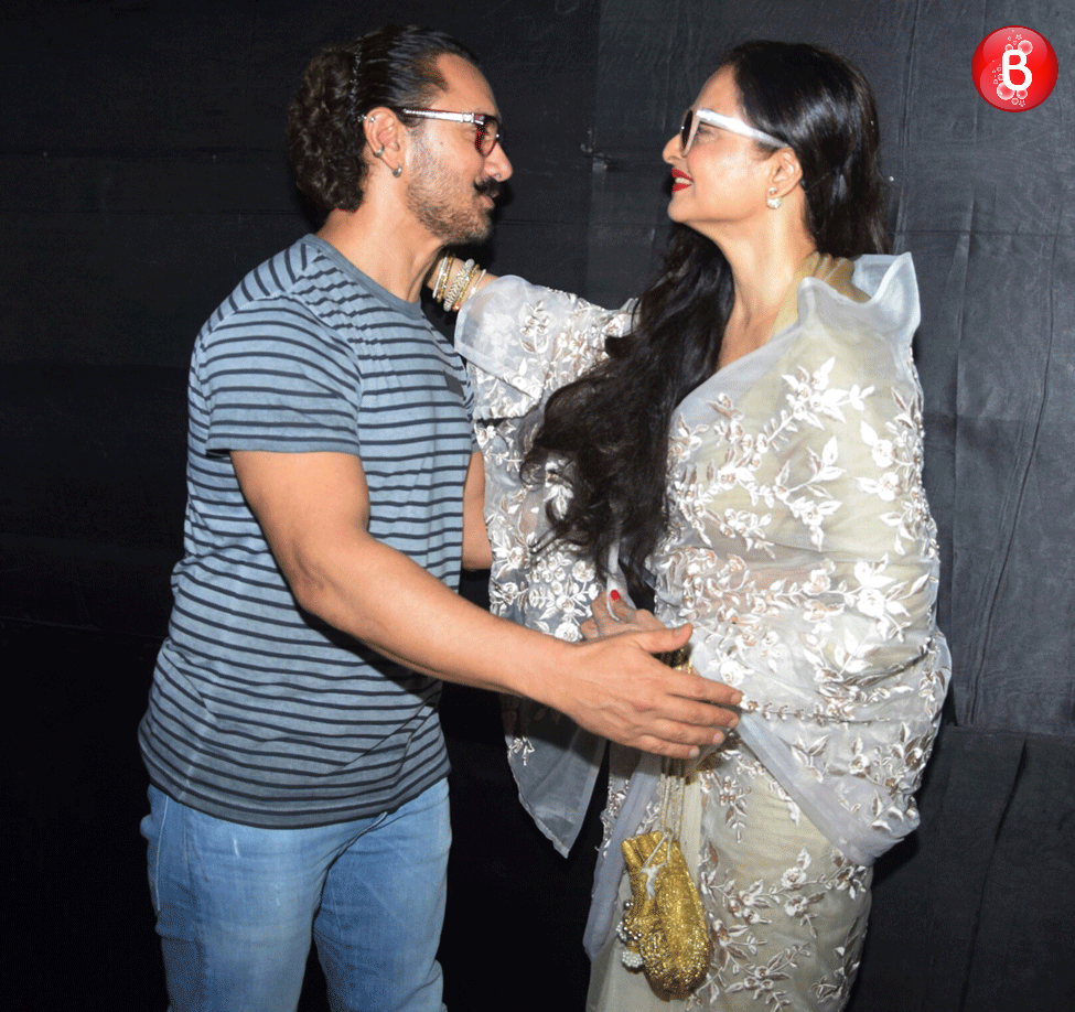 Celebs at secret superstar screening