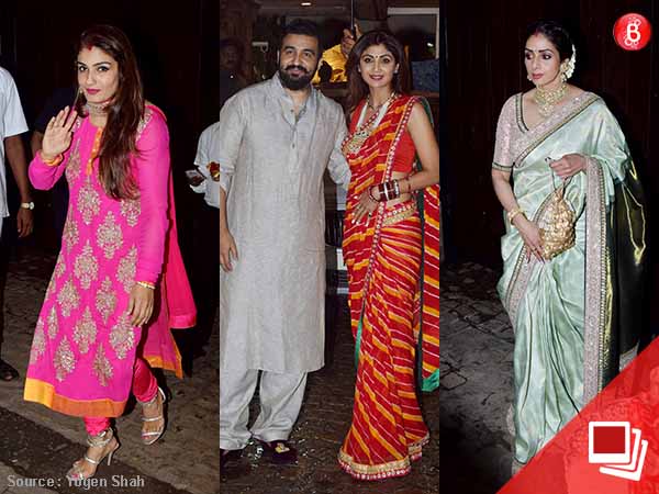 Shilpa Shetty, Raveena Tandon, Sridevi