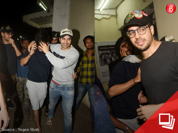 Varun Dhawan and Sidharth Malhotra