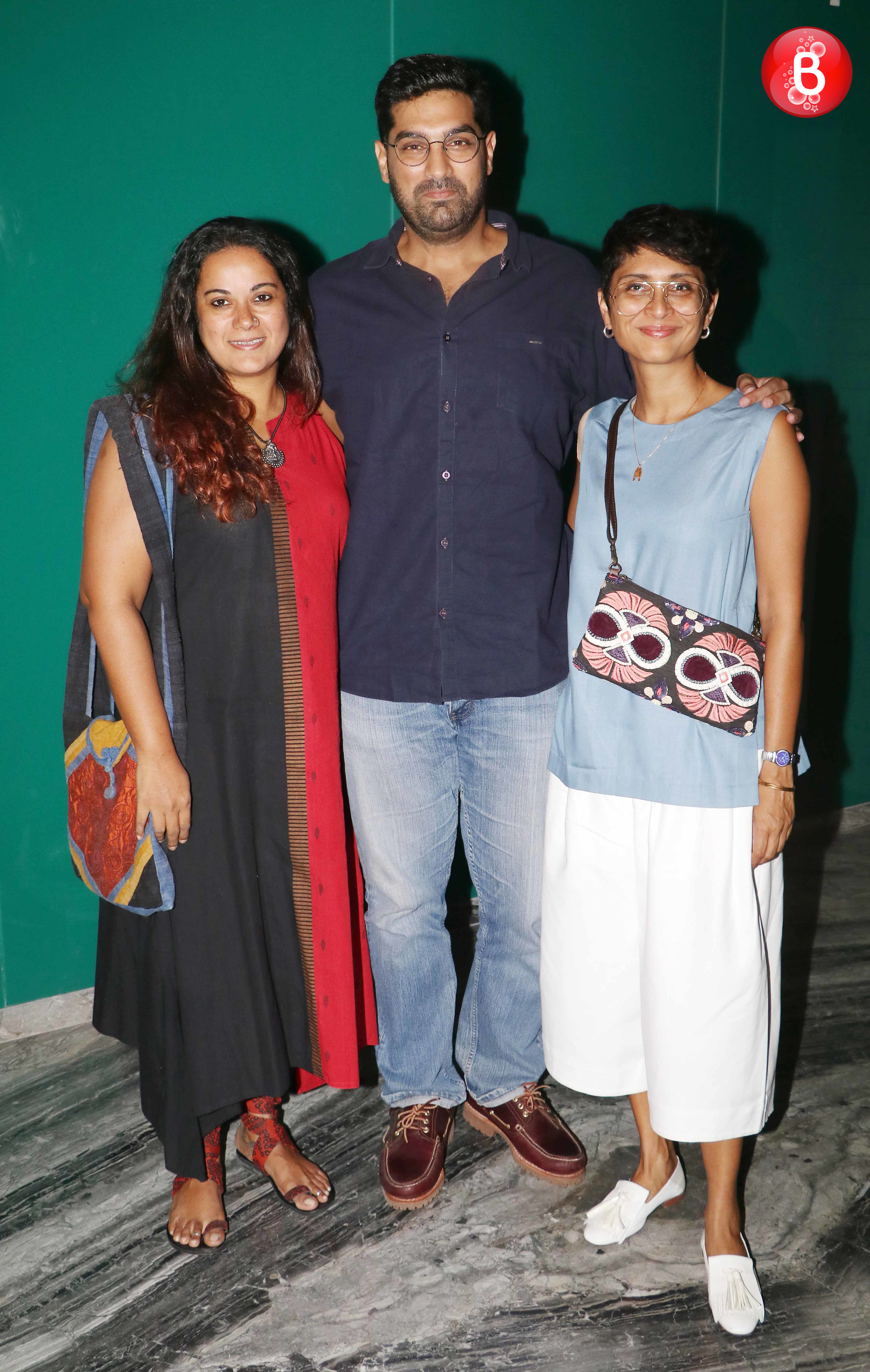 Kunal Roy Kapur, Shayonti Roy Kapur and Kiran Kher at secret superstar sucess party