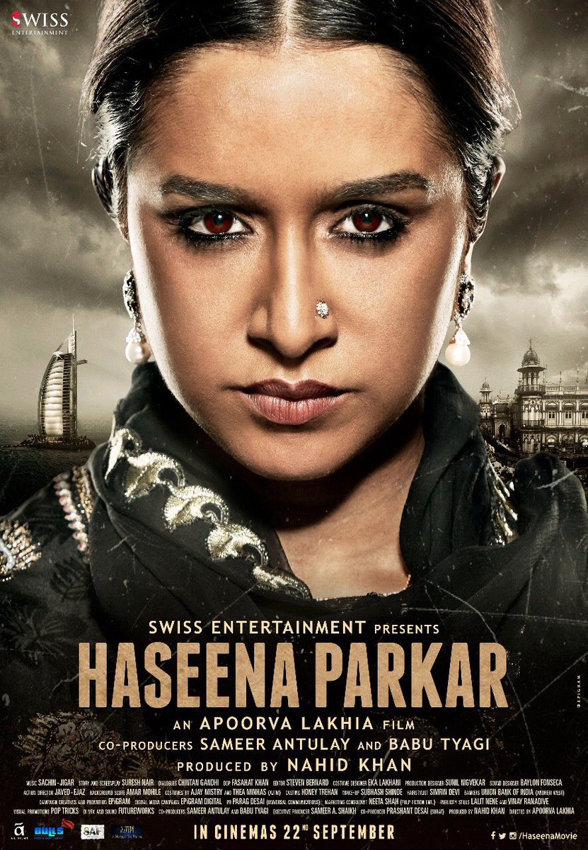 Shraddha Kapoor as 'Haseena Parkar'
