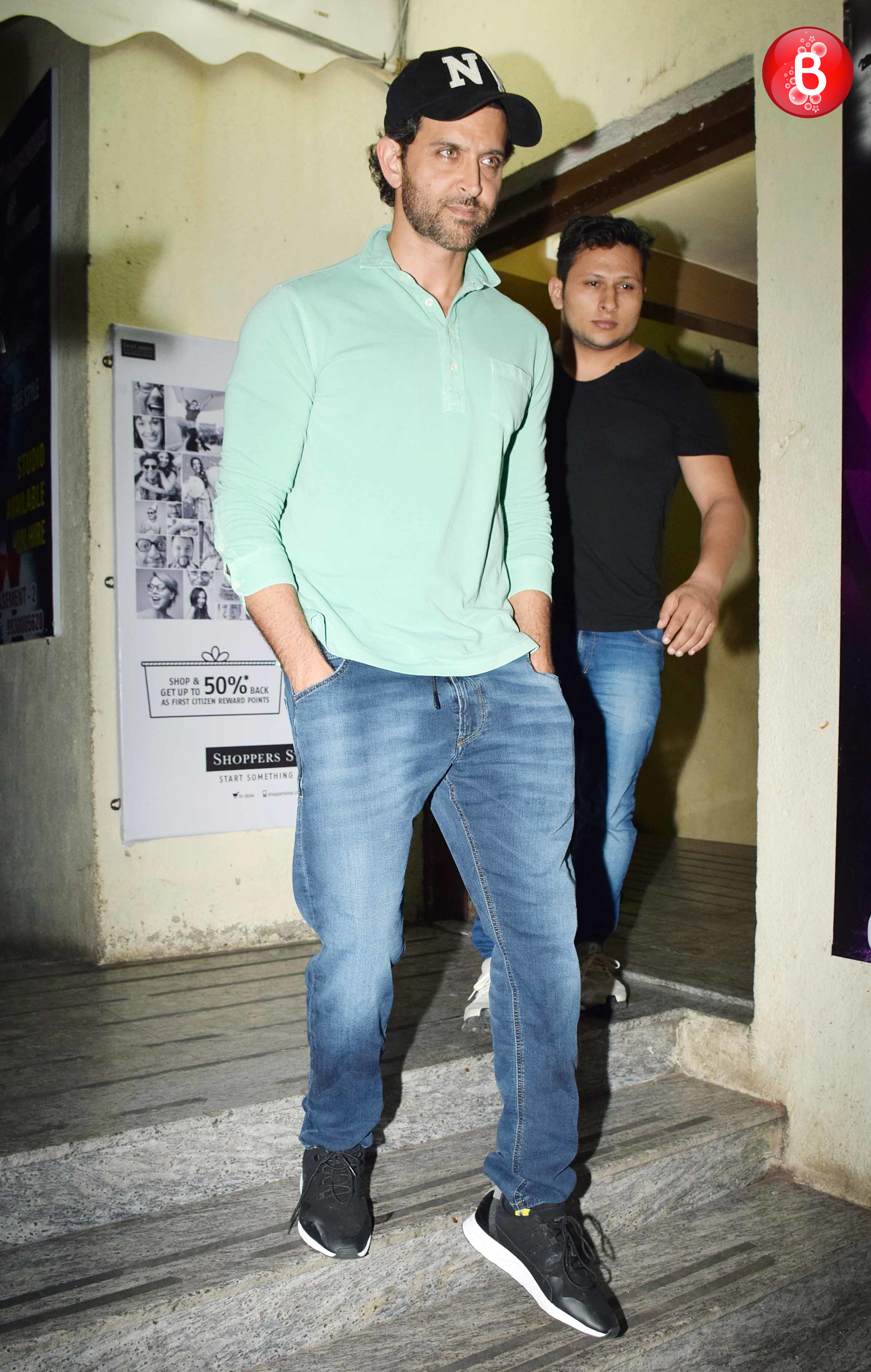 Hrithik sussanne with kids at PVR Juhu