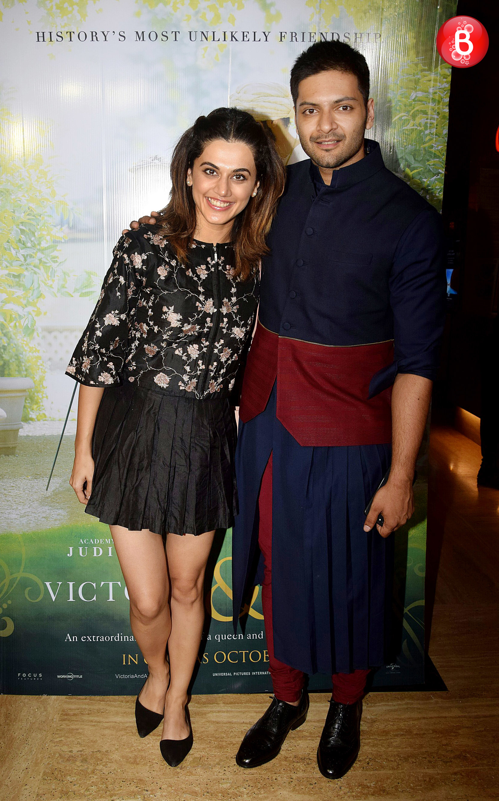 Taapsee Pannu and Ali Fazal actors