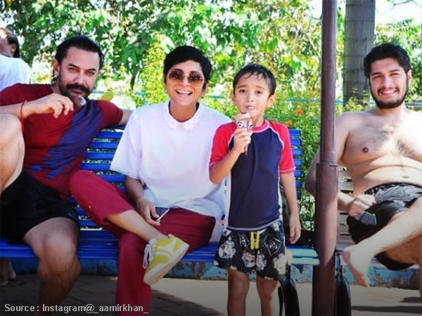 Aamir and Kiran kickstart pre-birthday celebrations of Azad at a theme park