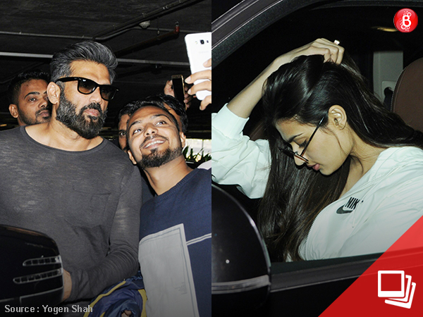 Airport Spotting: Suniel Shetty still wins hearts as he jets out with daughter Athiya