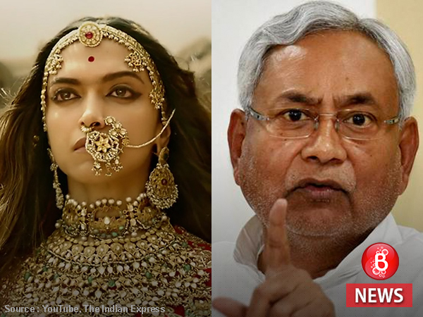 Padmavati: Now CM Nitish Kumar bans the movie in Bihar