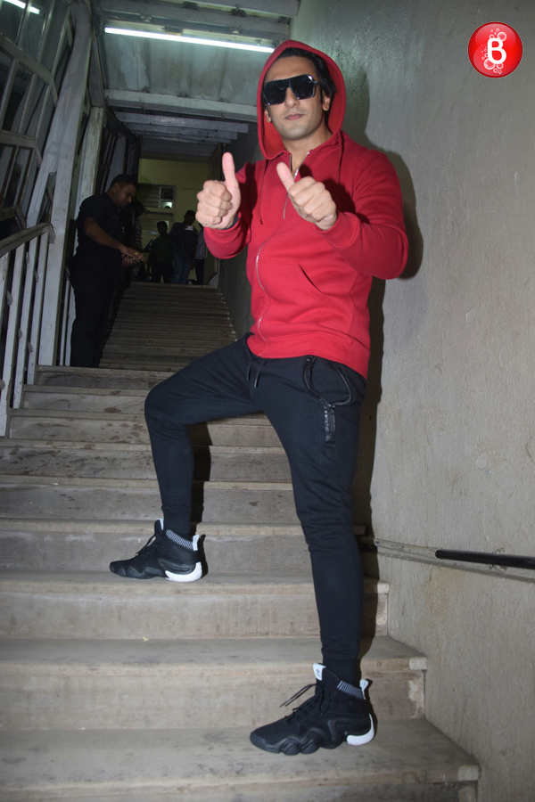 Ranveer Singh in Mehboob Studios