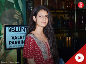 Watch: Fatima Sana Shaikh spotted outside a salon in Bandra