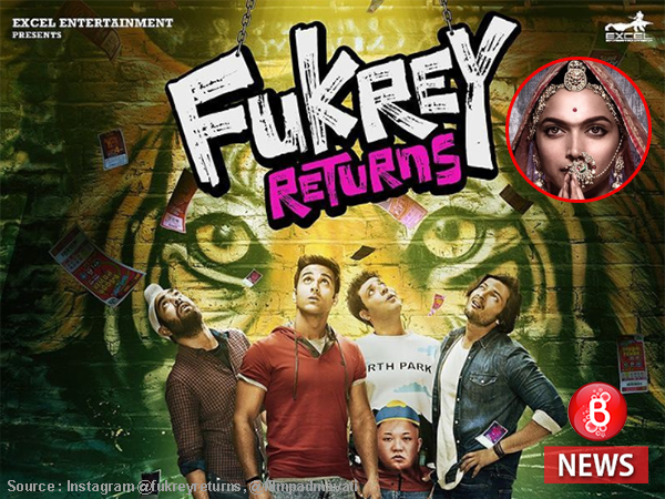 'Fukrey Returns' gets rescheduled. Is it due to deferred release of 'Padmavati'?