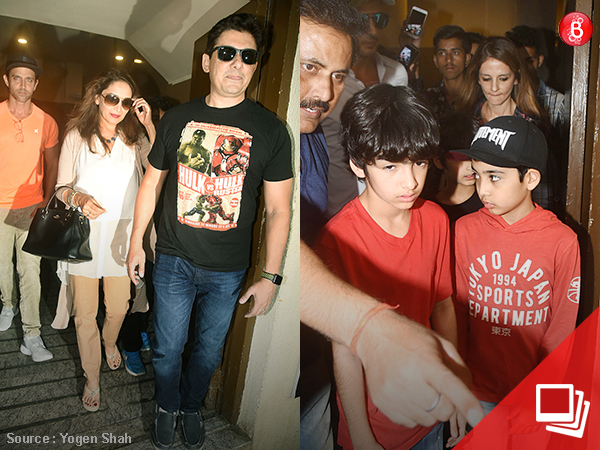 Hrithik, Sussanne, Madhuri, Ram