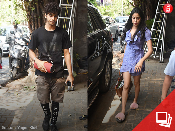Spotted: Ishaan Khatter and Jhanvi Kapoor enjoy a lunch date in Bandra