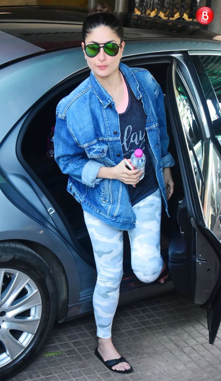 Kareena Kapoor Khan spotted at a gym