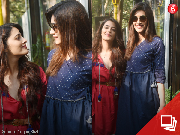 Kriti Sanon and Nupur Sanon