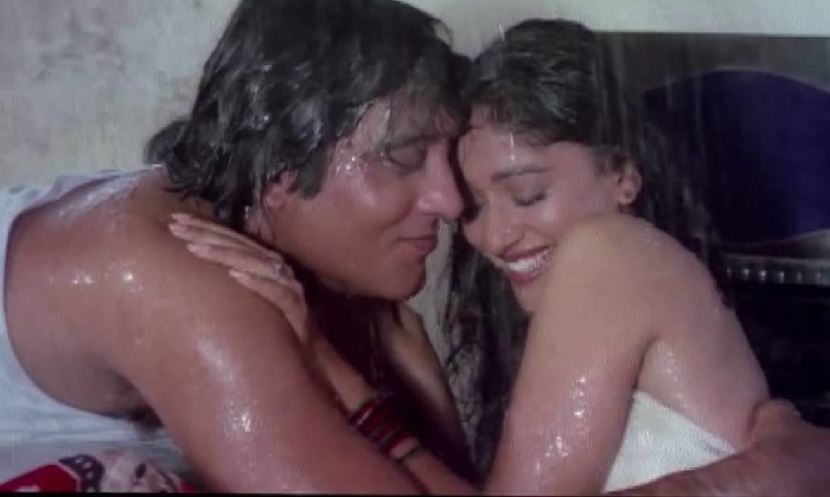 Madhuri Dixit kissing