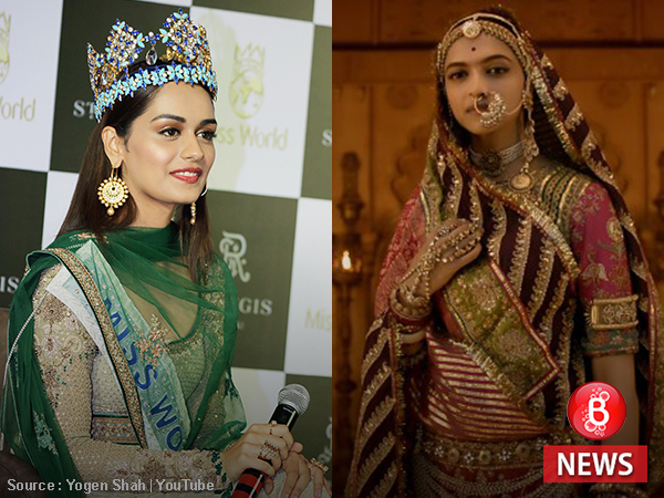 Padmavati: It feels that our society is not very woman-friendly, says Manushi Chhillar