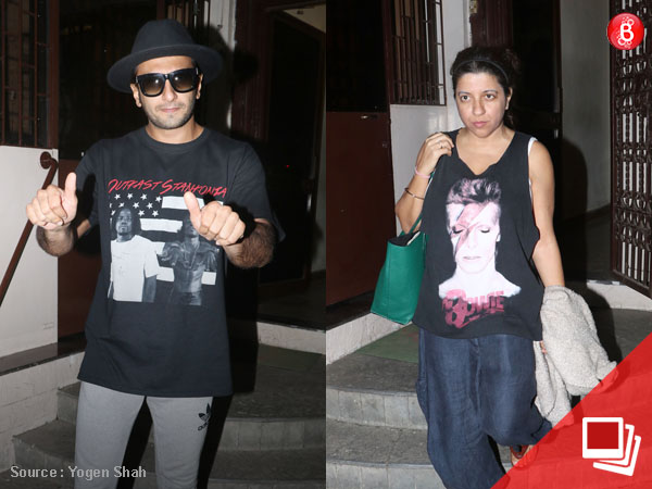 Ranveer Singh and Zoya Akhtar