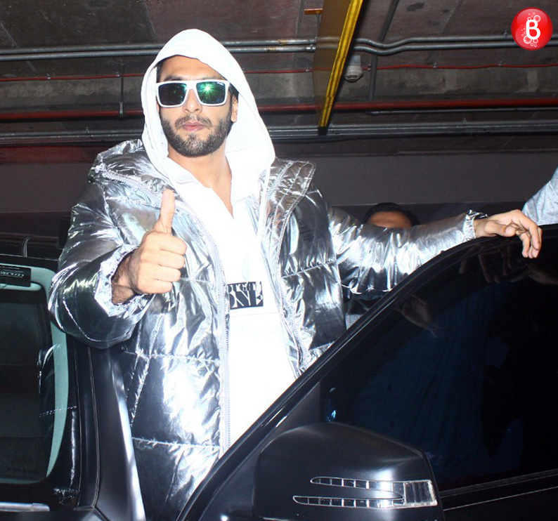 Ranveer Singh silver jacket