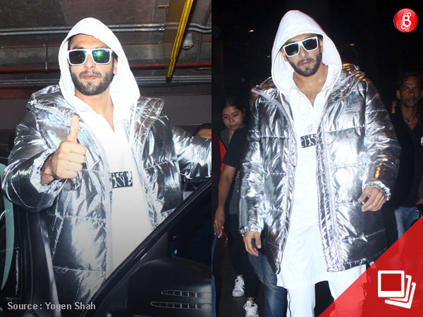 Ranveer Singh silver jacket
