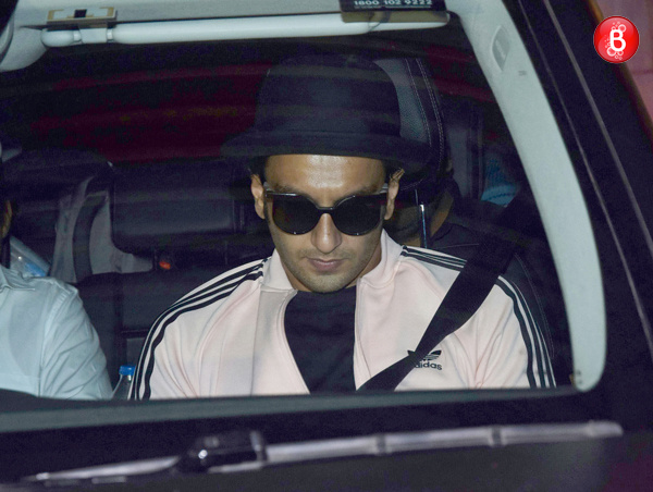 Ranveer Singh at Zoya Akhtar's house pictures