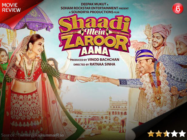 movie review of Shaadi Mein Zaroor Aana