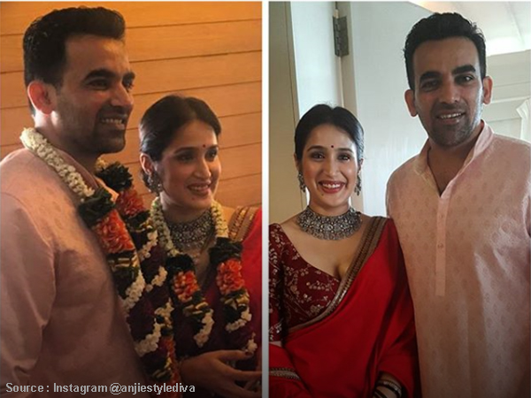 VIEW PICS: Sagarika Ghatge and Zaheer Khan are finally married!