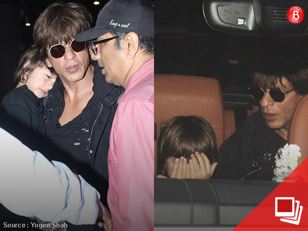 Shah Rukh Khan and AbRam Khan