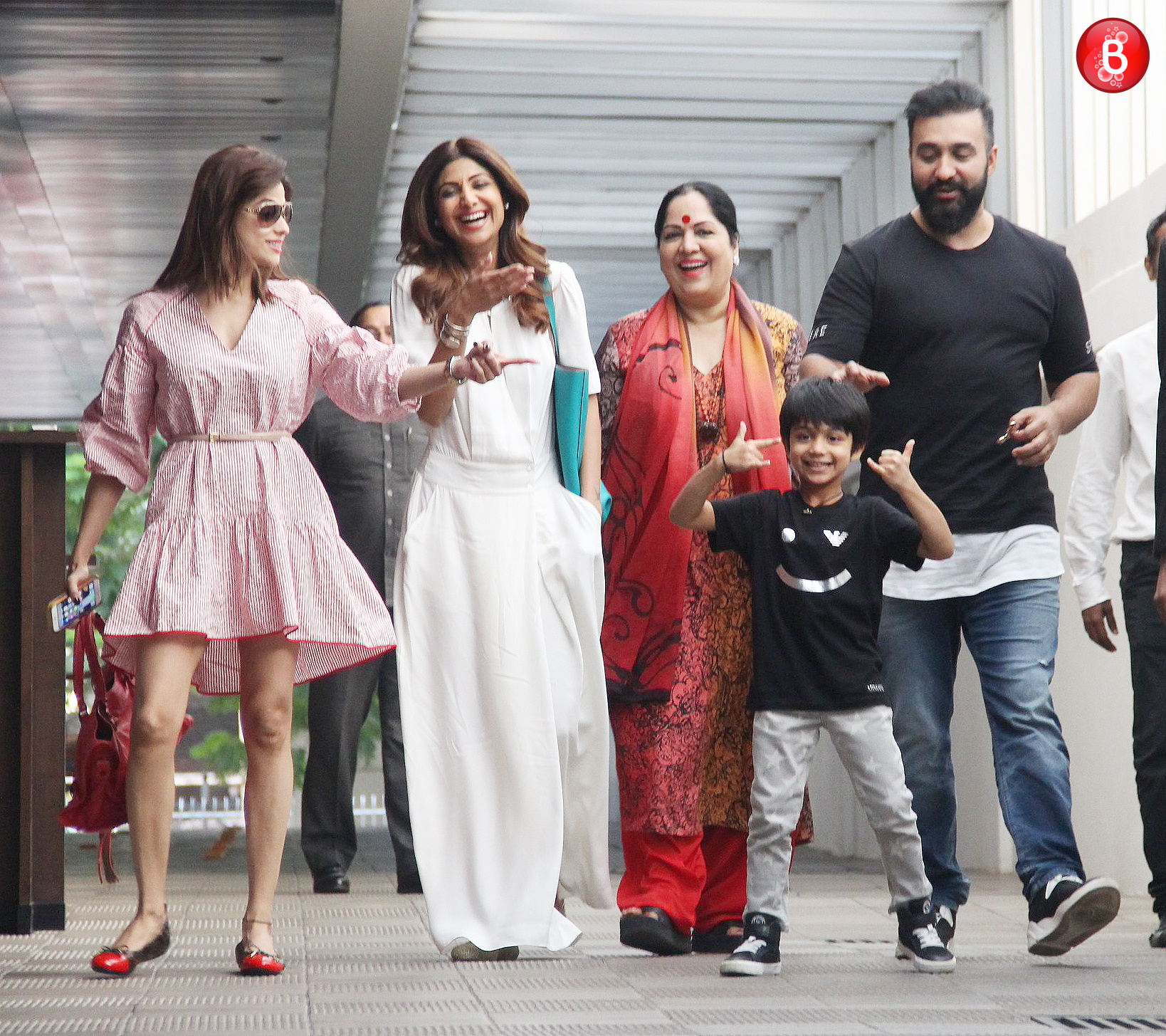 Shilpa's outing with family