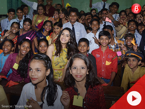 Watch: Shraddha Kapoor celebrated Children's Day with school kids