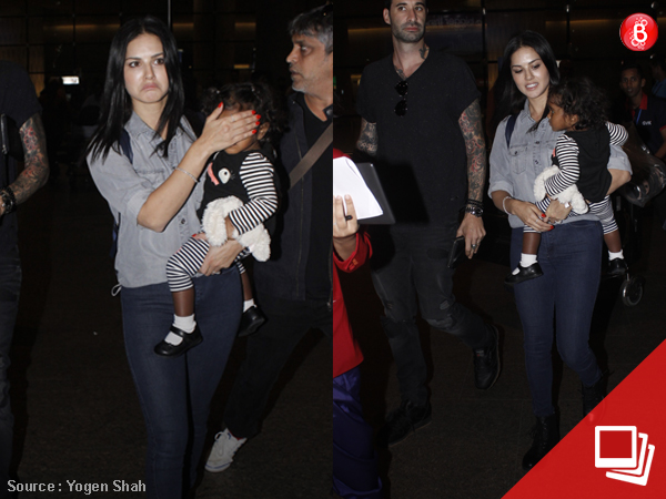 Sunny Leone is a doting mommy and these pictures are a proof