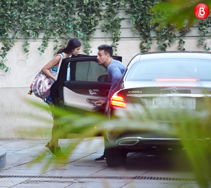Tiger Shroff spotted with Disha Patani