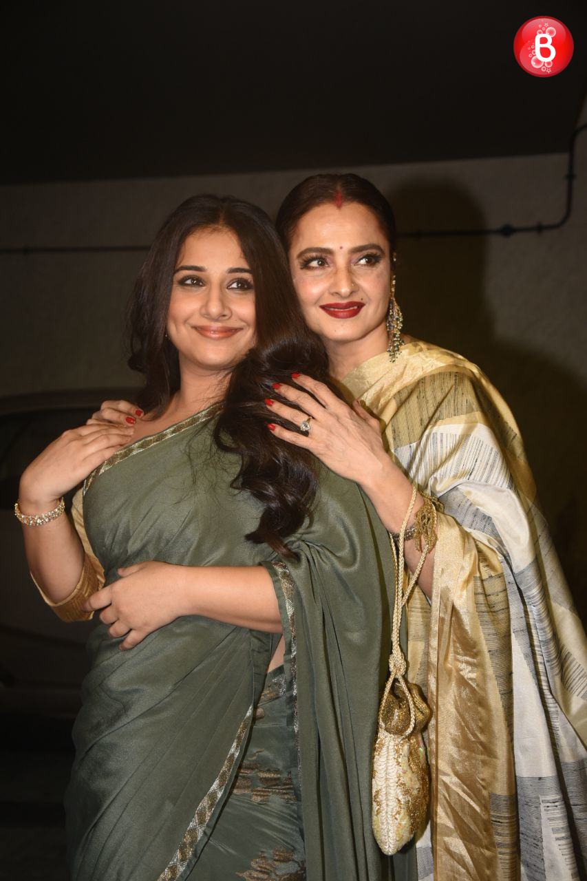 Vidya Balan and Rekha pic