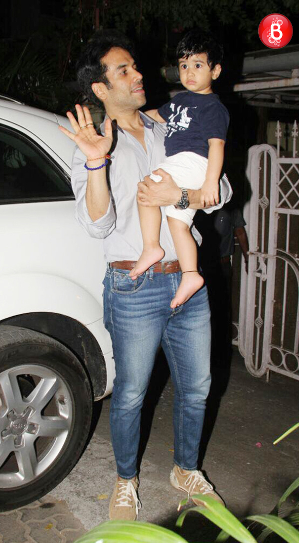 Tusshar Kapoor and Laksshya Kapoor pictures