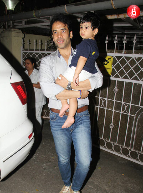 Tusshar Kapoor and Laksshya Kapoor pictures