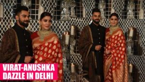 WATCH: Virat and Anushka make for a gorgeous couple at their Delhi reception