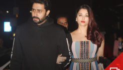 Aishwarya and Abhishek walking hand in hand at a party make for a perfect picture. VIEW PICS