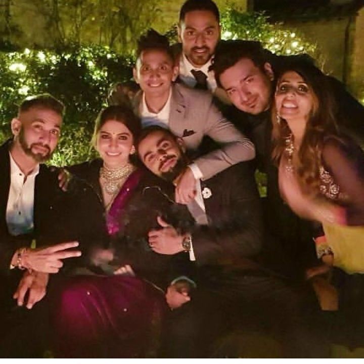 Anushka Sharma and Virat Kohli marriage pictures