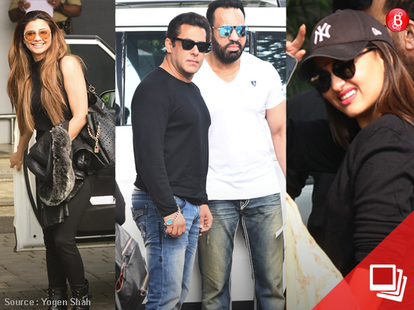 Daisy Shah, Salman Khan and Sonakshi Sinha
